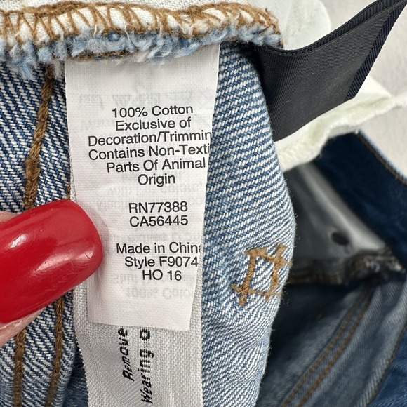 Madewell Women 24 The Perfect Vintage Jeans Distressed Designer Stretch Casual - Picture 7 of 9